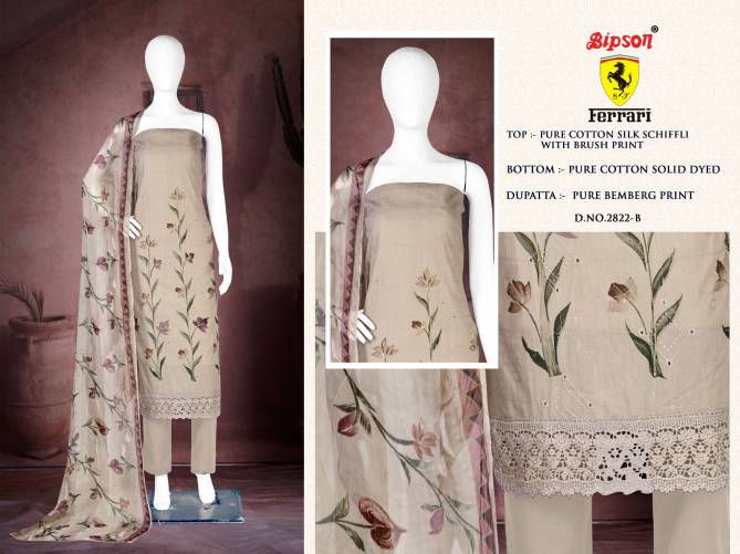 Ferrari 2822 By Bipson Cotton Silk Printed Sarees Wholesale Shop In Surat
